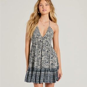 Windsor Navy Floral Dress
